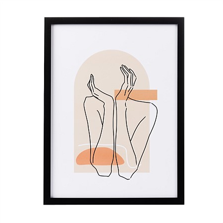 Home Co. In Thought Framed Wall Art 