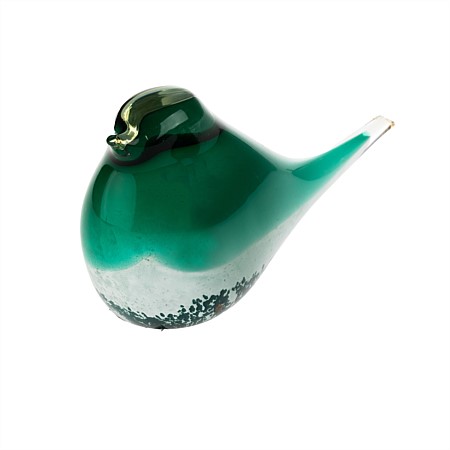 Design Republique Green Glass Bird Large