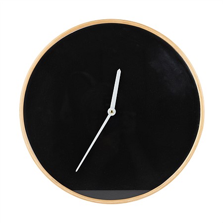 Home Co. Black Wall Clock 40cm