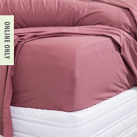 Design Republique Portia Washed Cotton Fitted Sheet