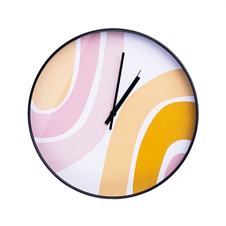 Home Co. Modern Psychedelic Wall Clock