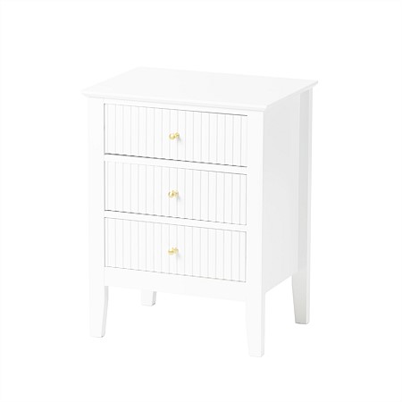 Home Chic Prince Bedside Table White