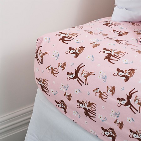 Hush Kids Printed Flannelette Fitted Sheet