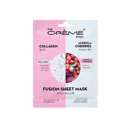 The Crème Shop Collagen & Acerola Cherry Fusion Sheet Mask