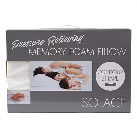 Solace Memory Foam Pillow Contour Shape