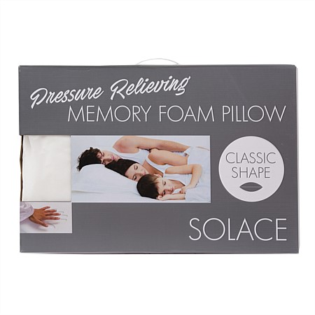 Solace Memory Foam Pillow Classic Shape