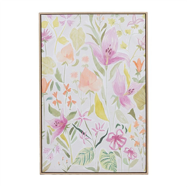 Gracious Living Lost In Lilacs Canvas Wall Art