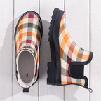 Outsidings Plaid Ankle Gumboot
