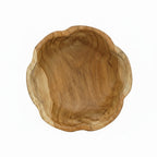Cove Chalet Teak Wavy Bowl Large