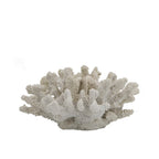 Cove Open Coral Décor in white featuring a detailed branching coral design on a white background.