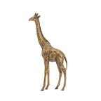 Design Republique Giraffe Decor Large featuring a tall giraffe design in a gold finish.