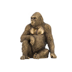 Design Republique Gorilla Decor featuring a seated gorilla design in a gold finish.
