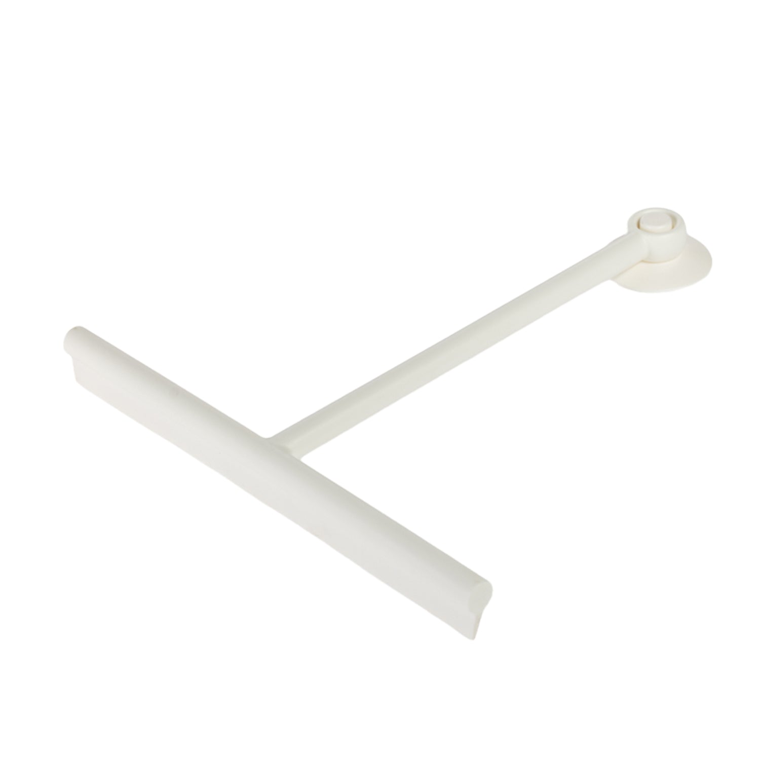 A white squeegee wiper on a plain white background.