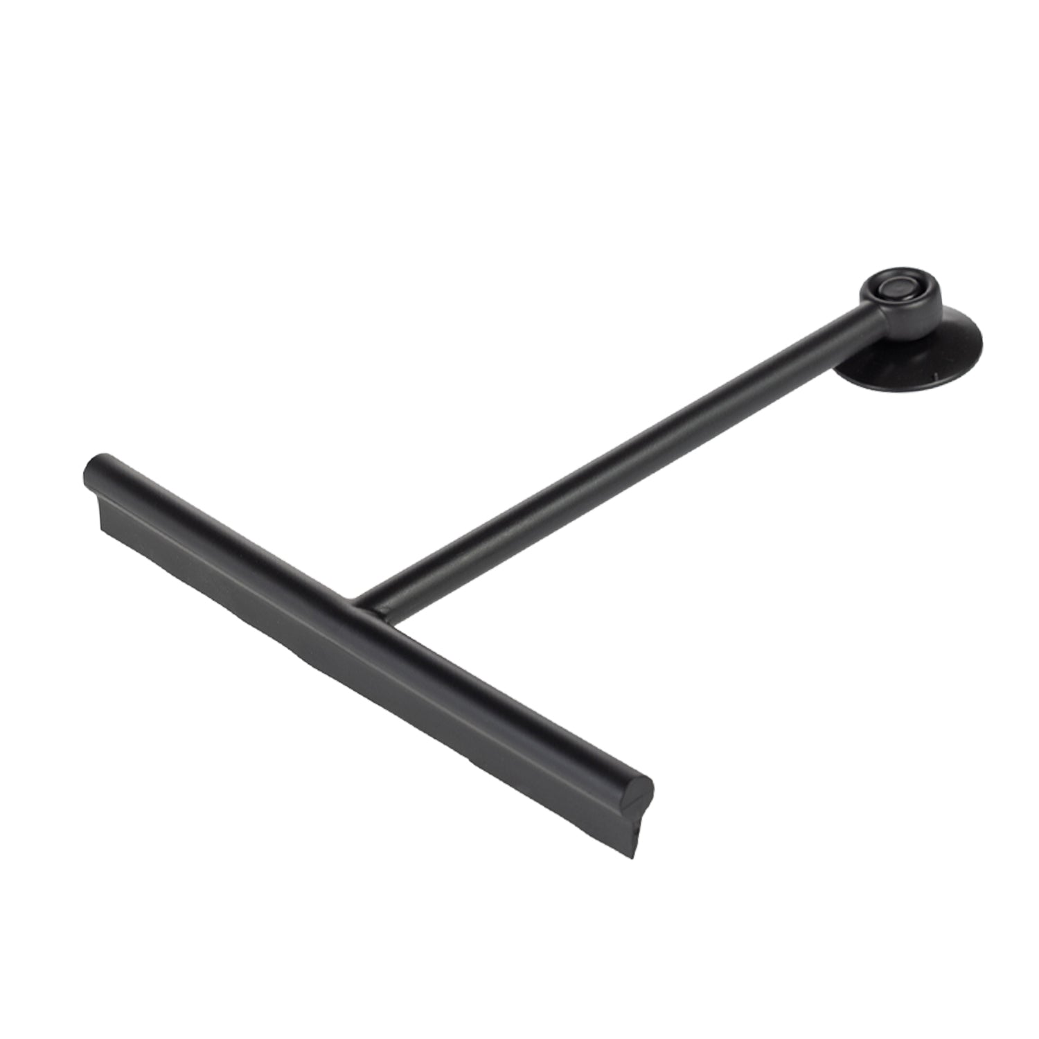 A black squeegee wiper on a plain white background.