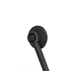 A close-up of a black suction piece shown against a solid white background.
