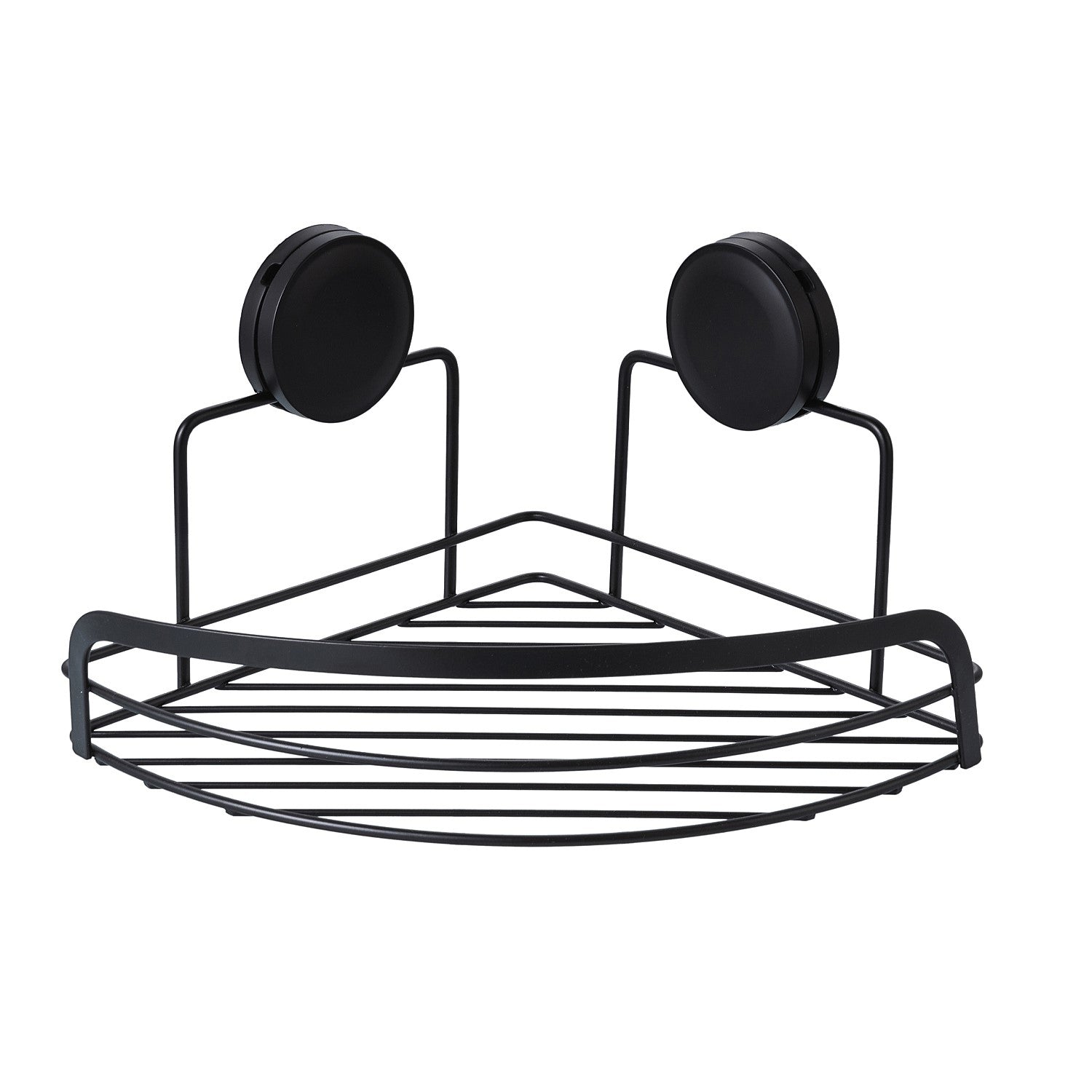 New & Improved Home Essentials Twist & Lock Corner Shower Caddy