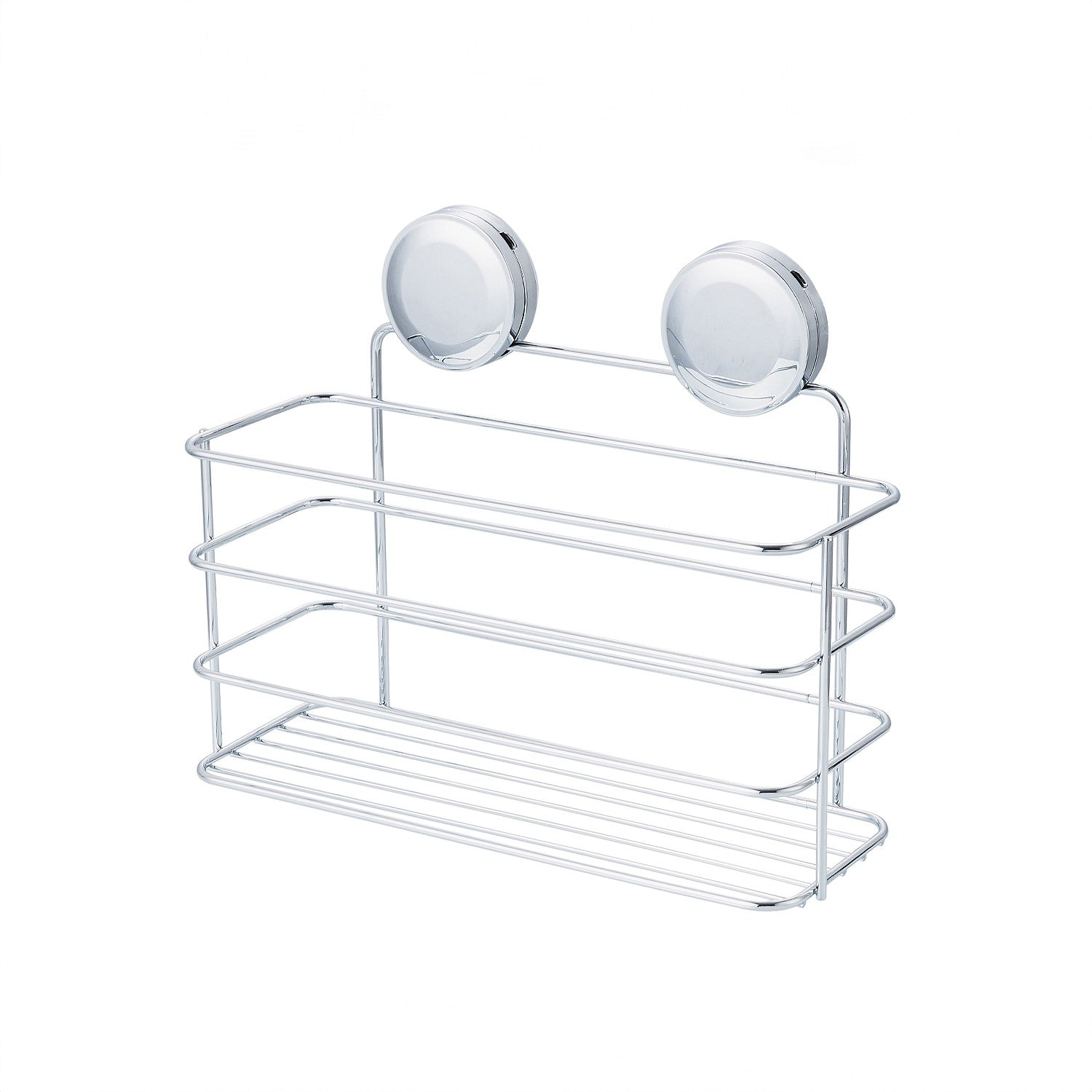 New & Improved Home Essentials Twist & Lock Single Shelf Caddy