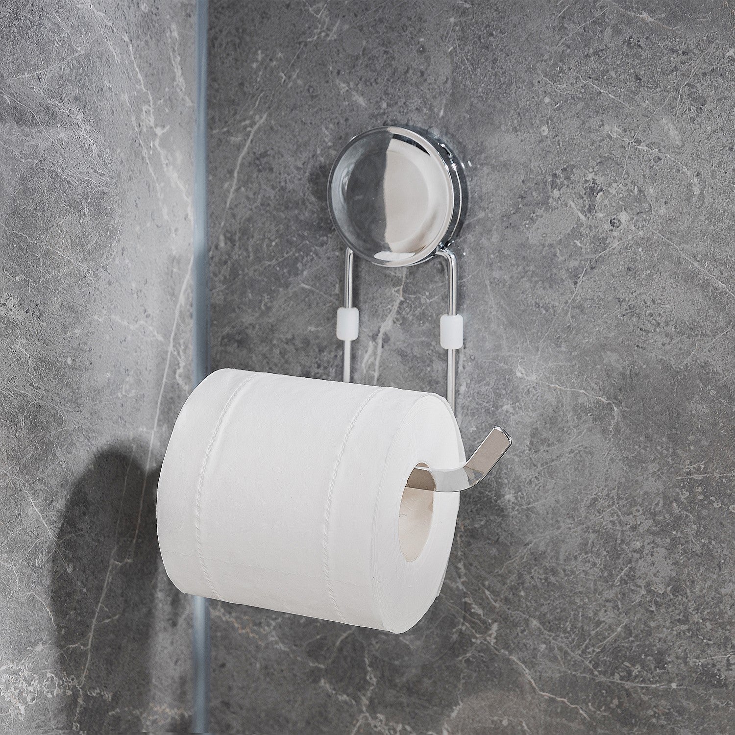 New & Improved Home Essentials Twist & Lock Toilet Roll Holder