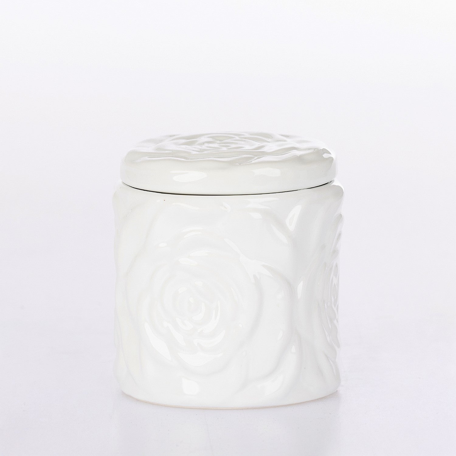 Gracious Living Rosey Embossed Canister