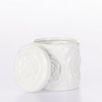 Gracious Living Rosey Embossed Canister