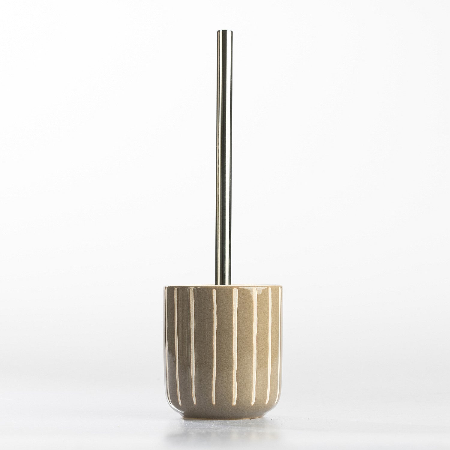 Solace Kelly Stripe Toilet Brush Holder