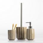 Solace Kelly Stripe Toilet Brush Holder