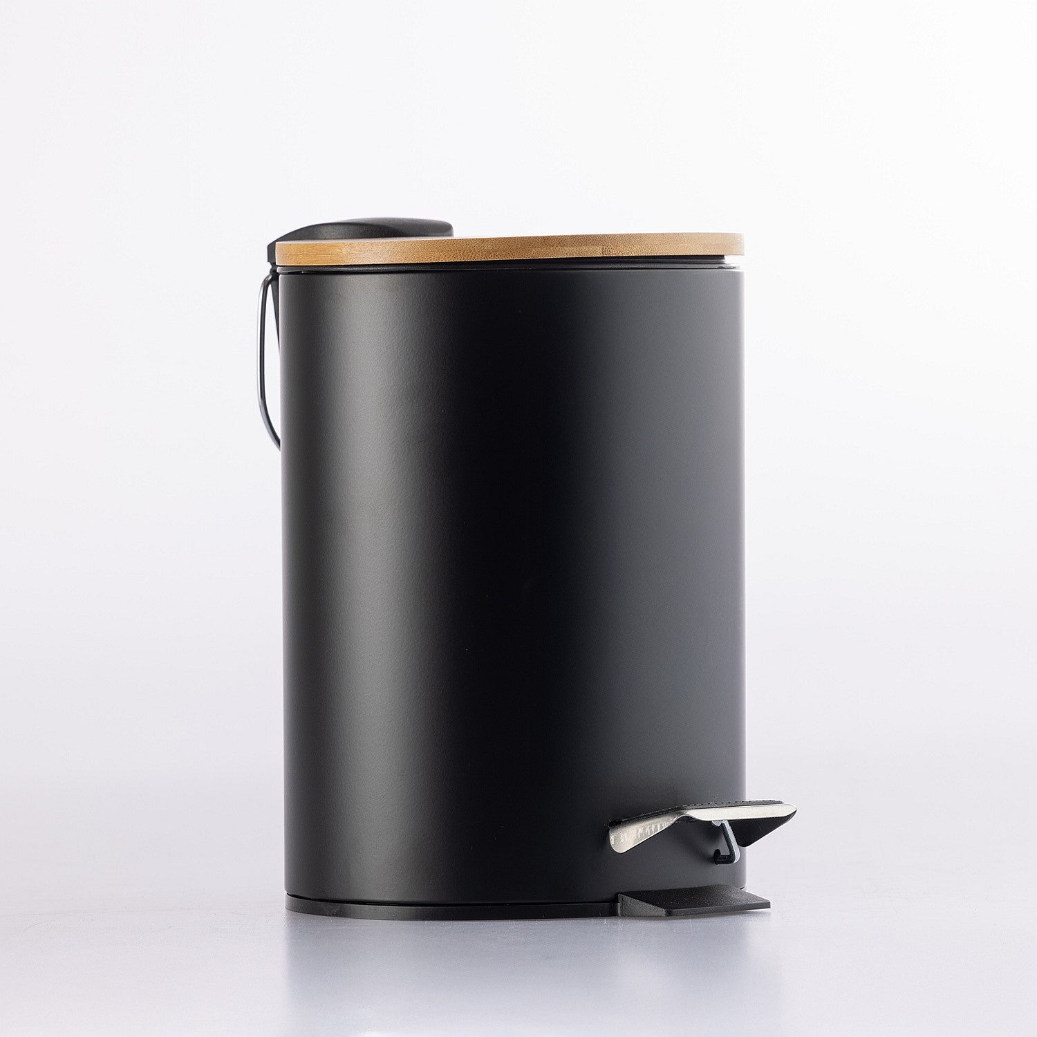 Home Co. Cassius Slim Bamboo Lid Bin 3L