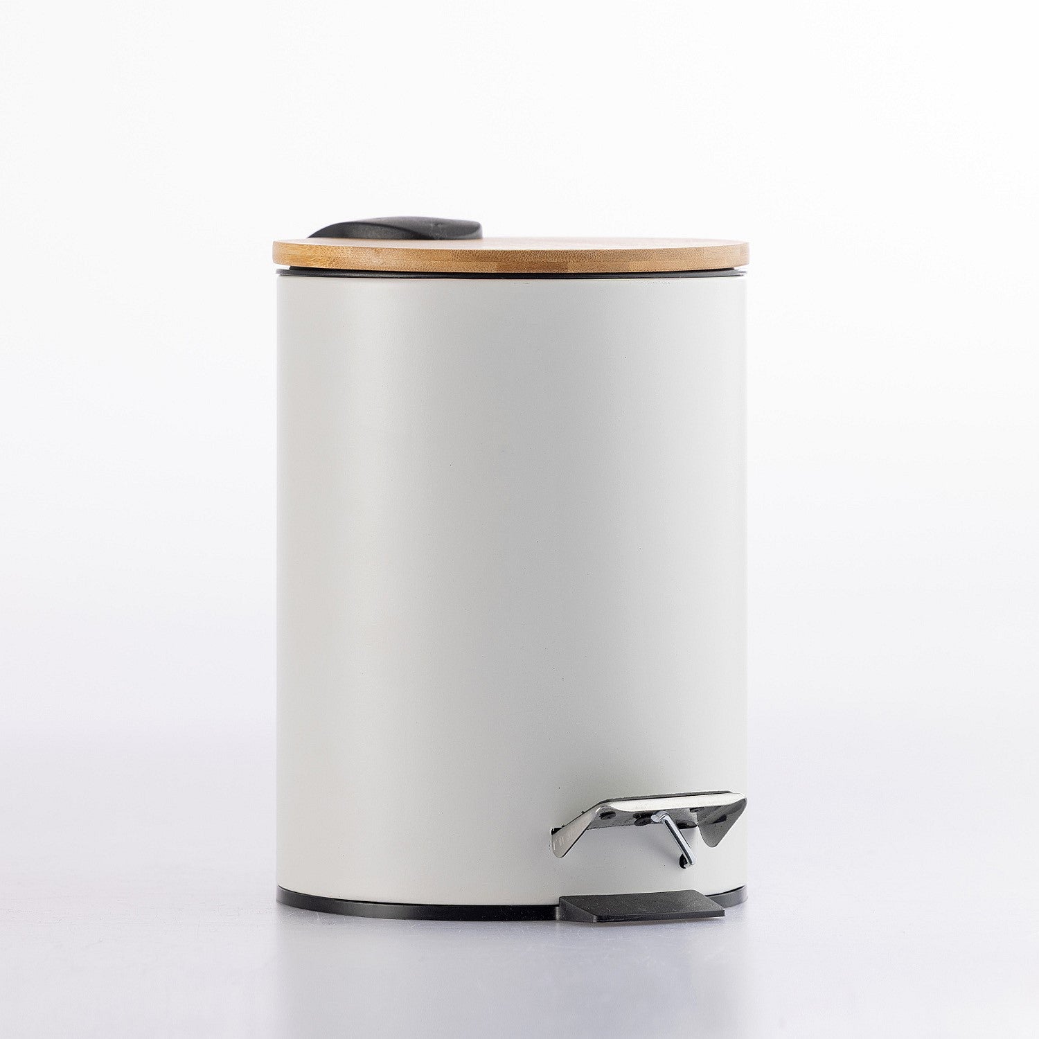 Home Co. Cassius Slim Bamboo Lid Bin 3L