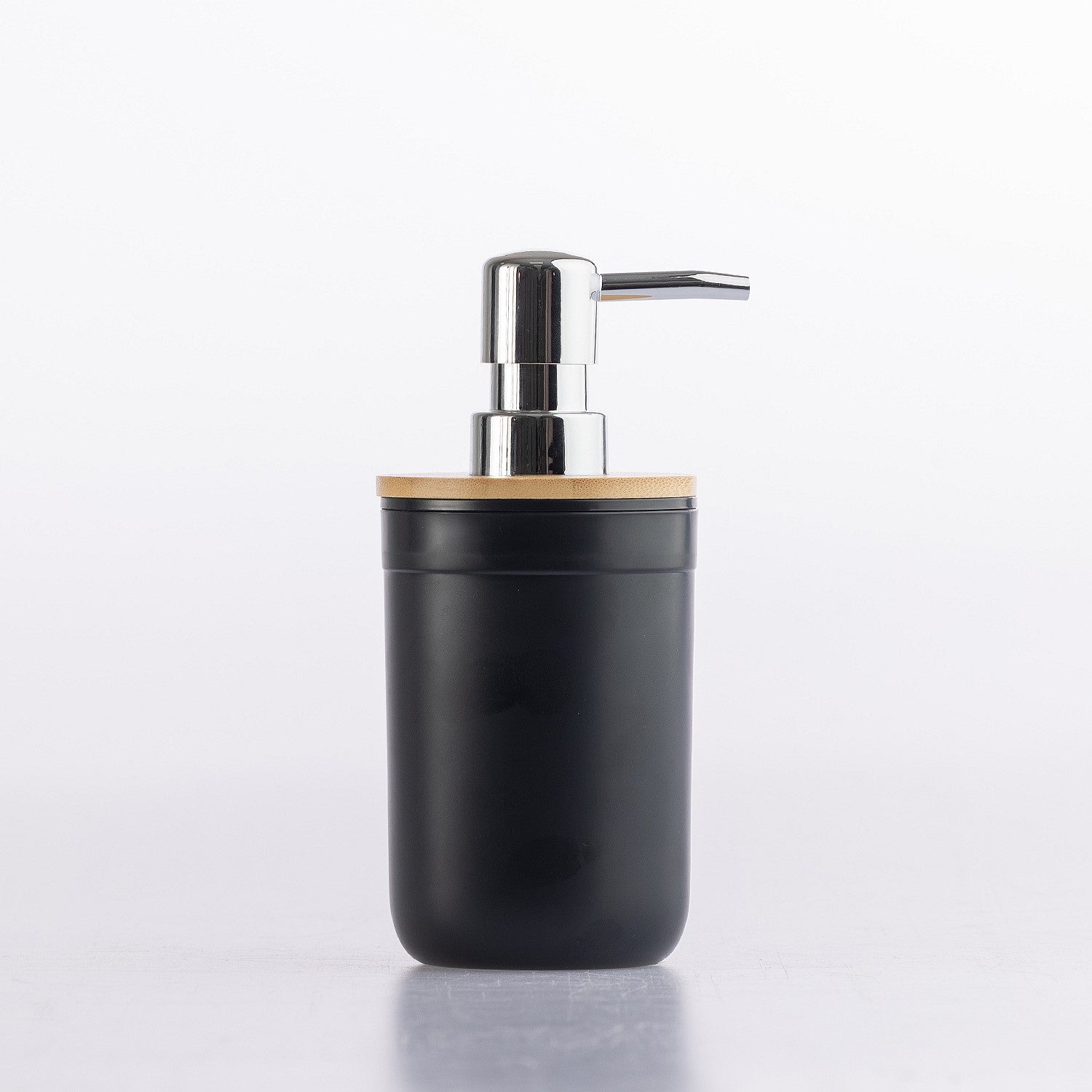 Home Co. Cassius Bamboo Top Soap Dispenser