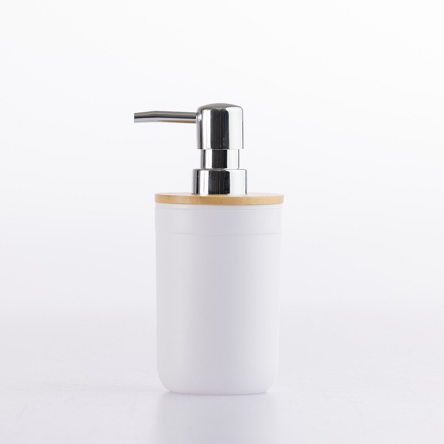 Home Co. Cassius Bamboo Top Soap Dispenser