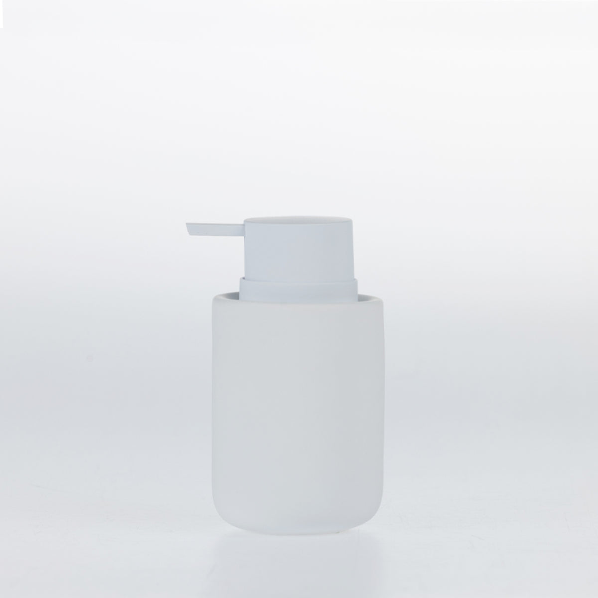 Solace Astrid Soft Touch Soap Dispenser in White with a clean matte finish and rounded silhouette.