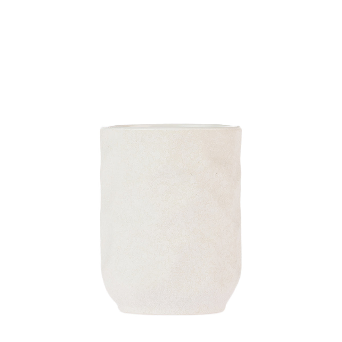 Design Republique Neva bathroom accessories in Ivory, including a tumbler, toilet brush holder and soap dispenser with a softly textured finish.