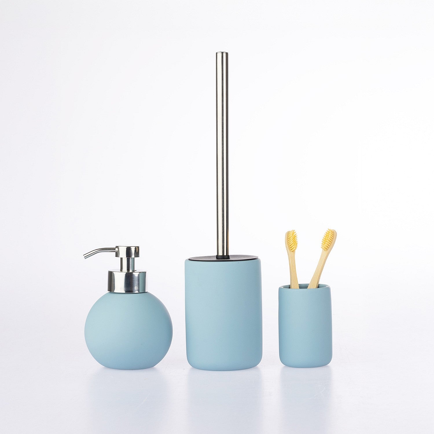 Avalon Denim Toilet Brush Holder