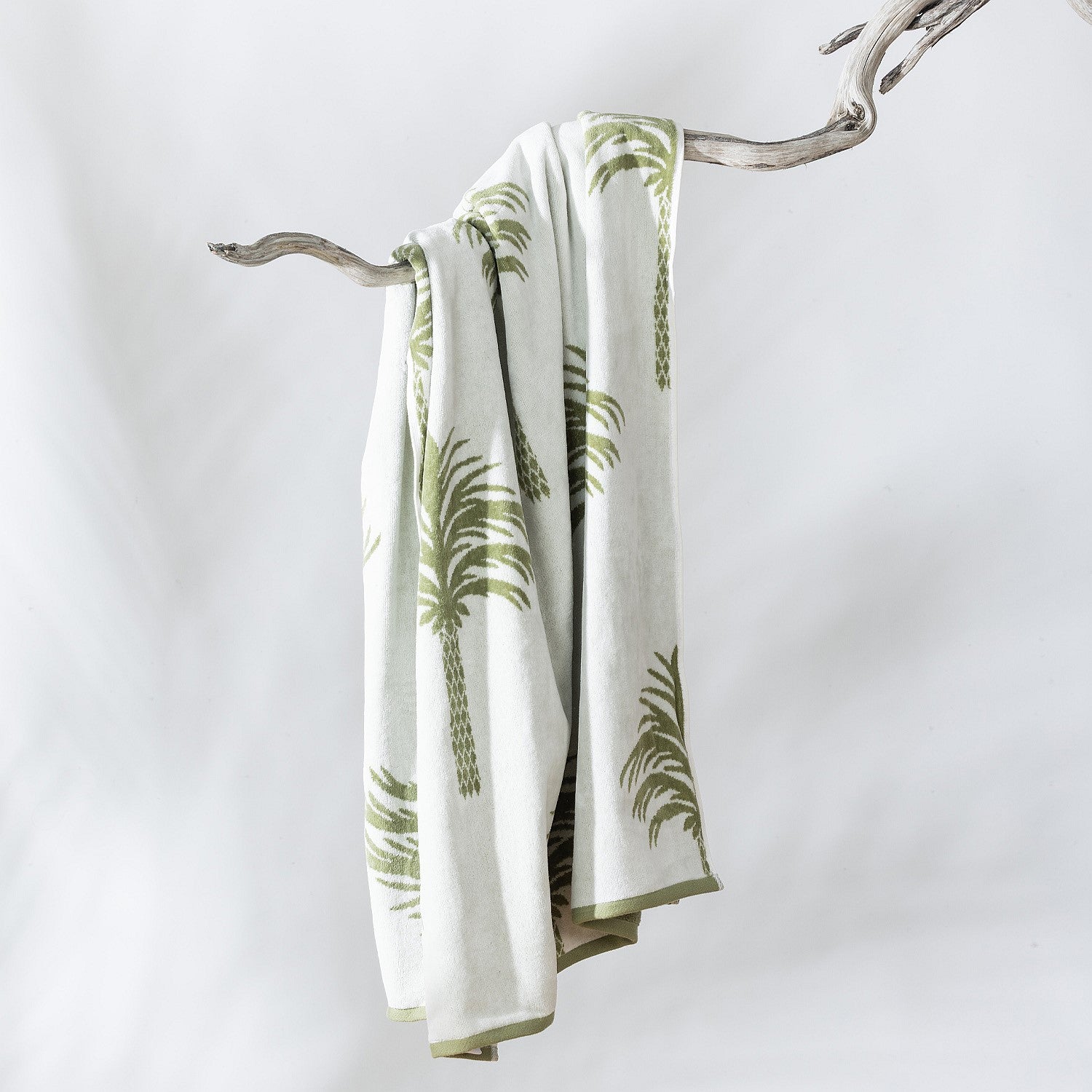 Cove Palm Tree Beach Towel