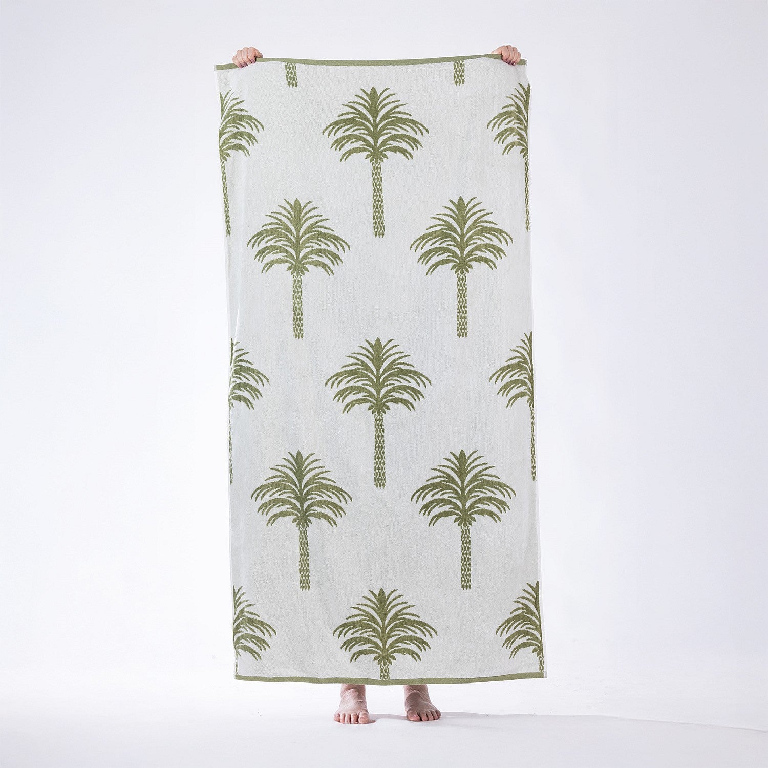 Cove Palm Tree Beach Towel