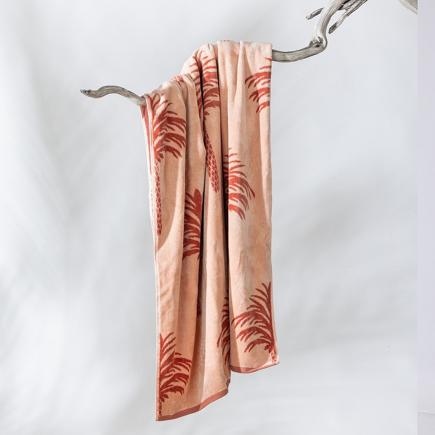Cove Palm Tree Beach Towel