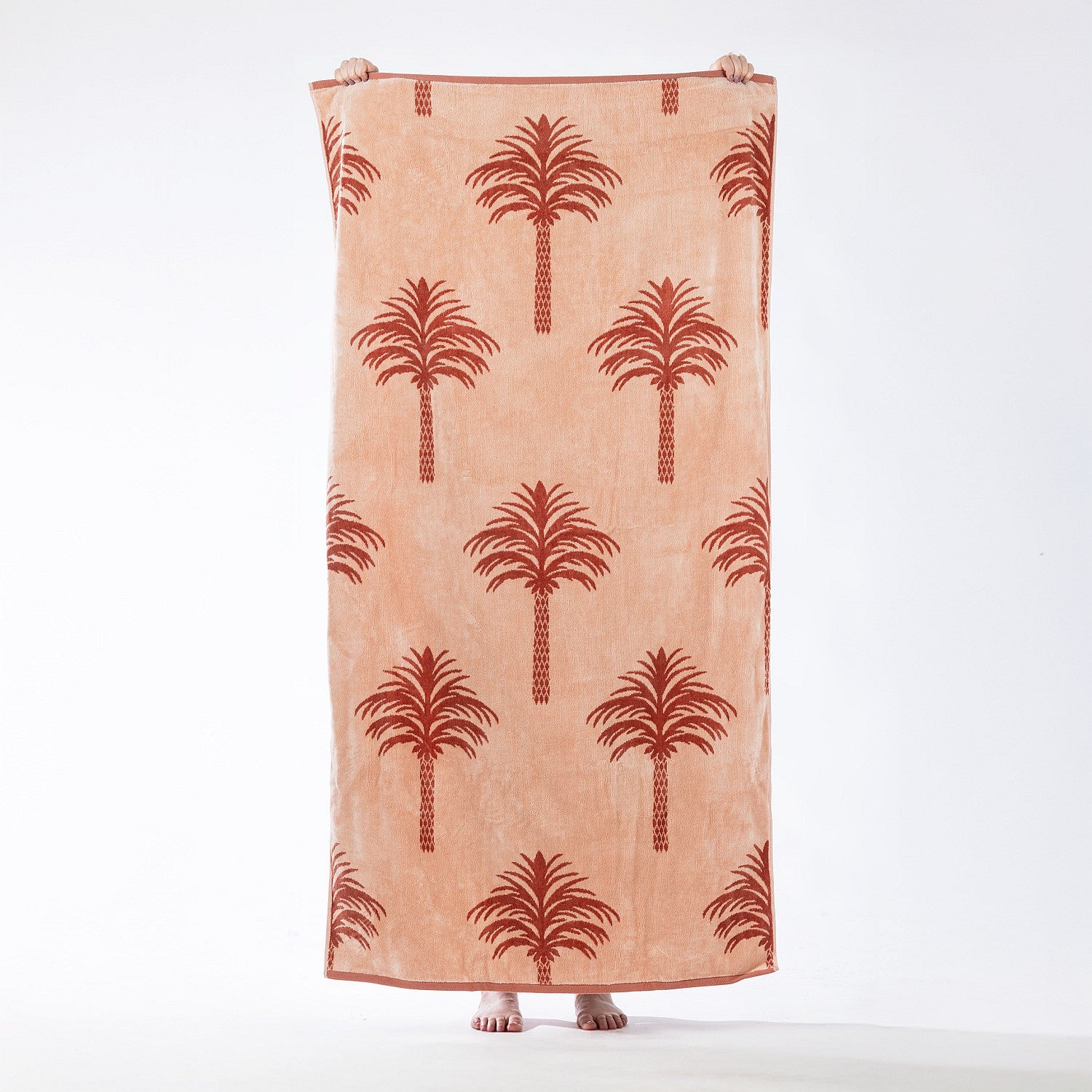 Cove Palm Tree Beach Towel