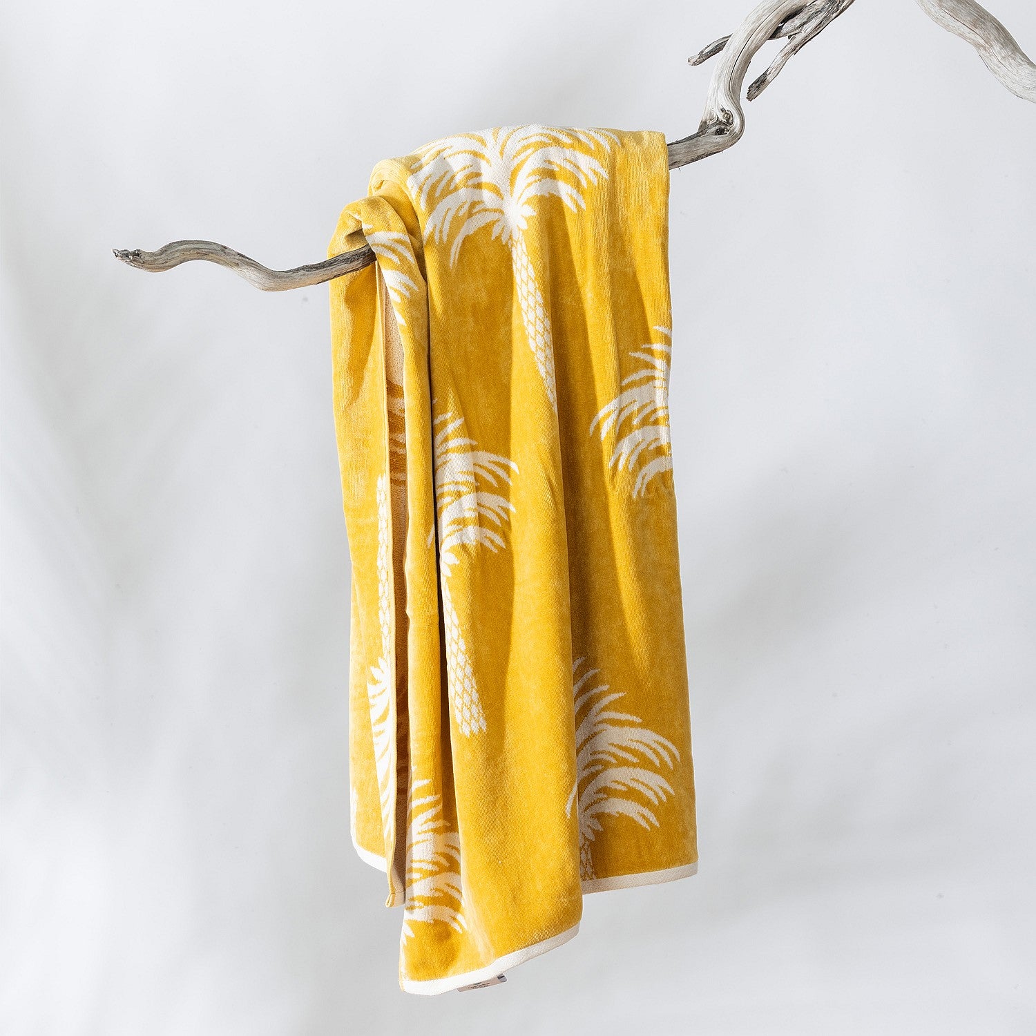 Cove Palm Tree Beach Towel