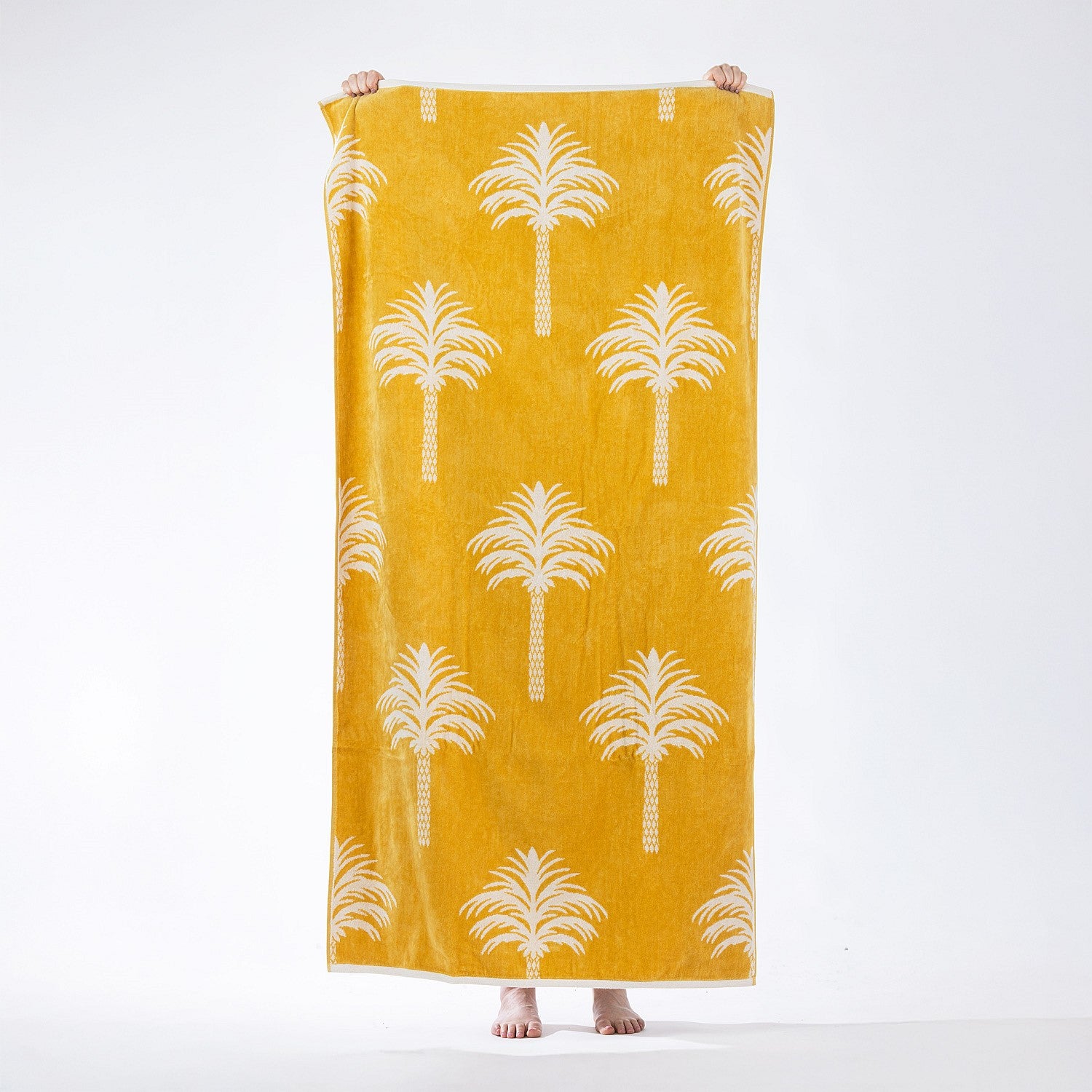 Cove Palm Tree Beach Towel