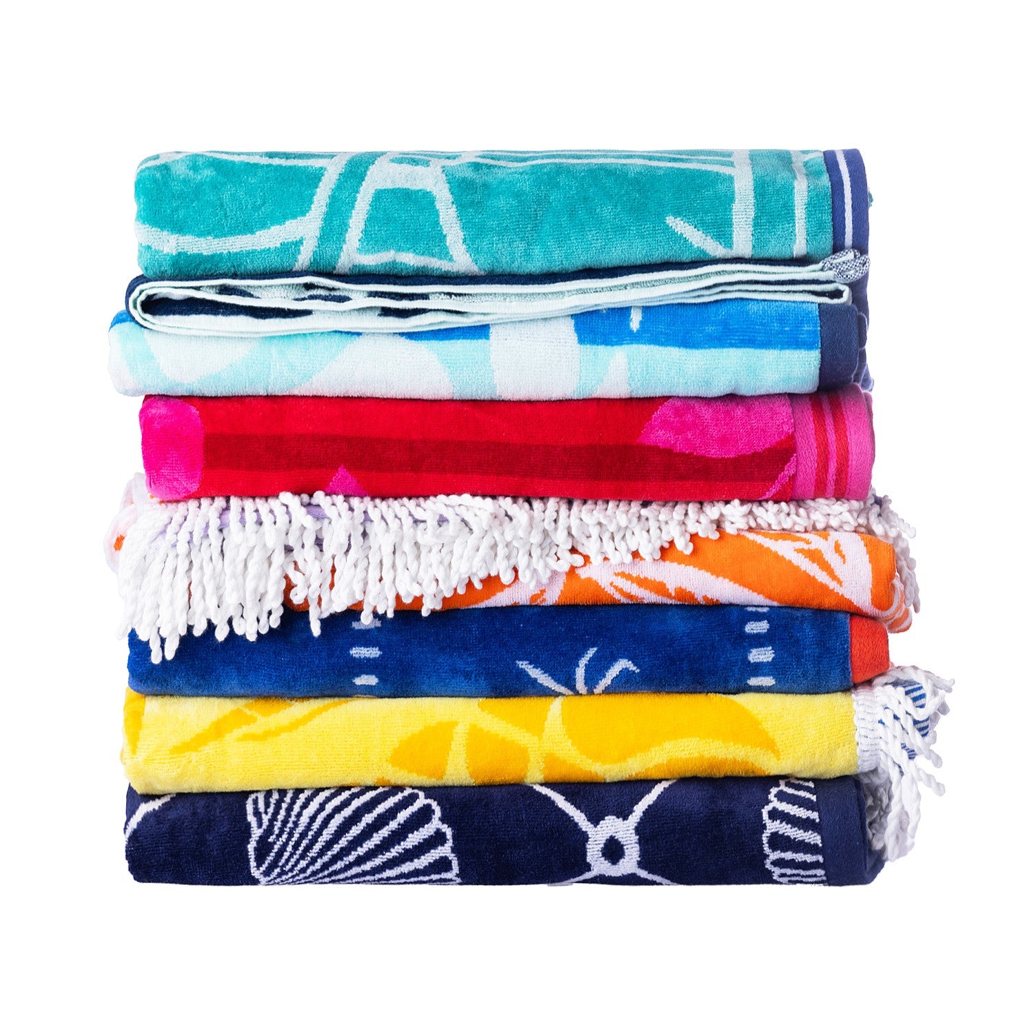 Seaside Supplies Double Jacquard Velour Beach Towel Pineapple 100x180cm