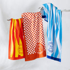 Seaside Supplies Velour Towel Surf Life Saving Blue Wave Beach Towel 75x150cm