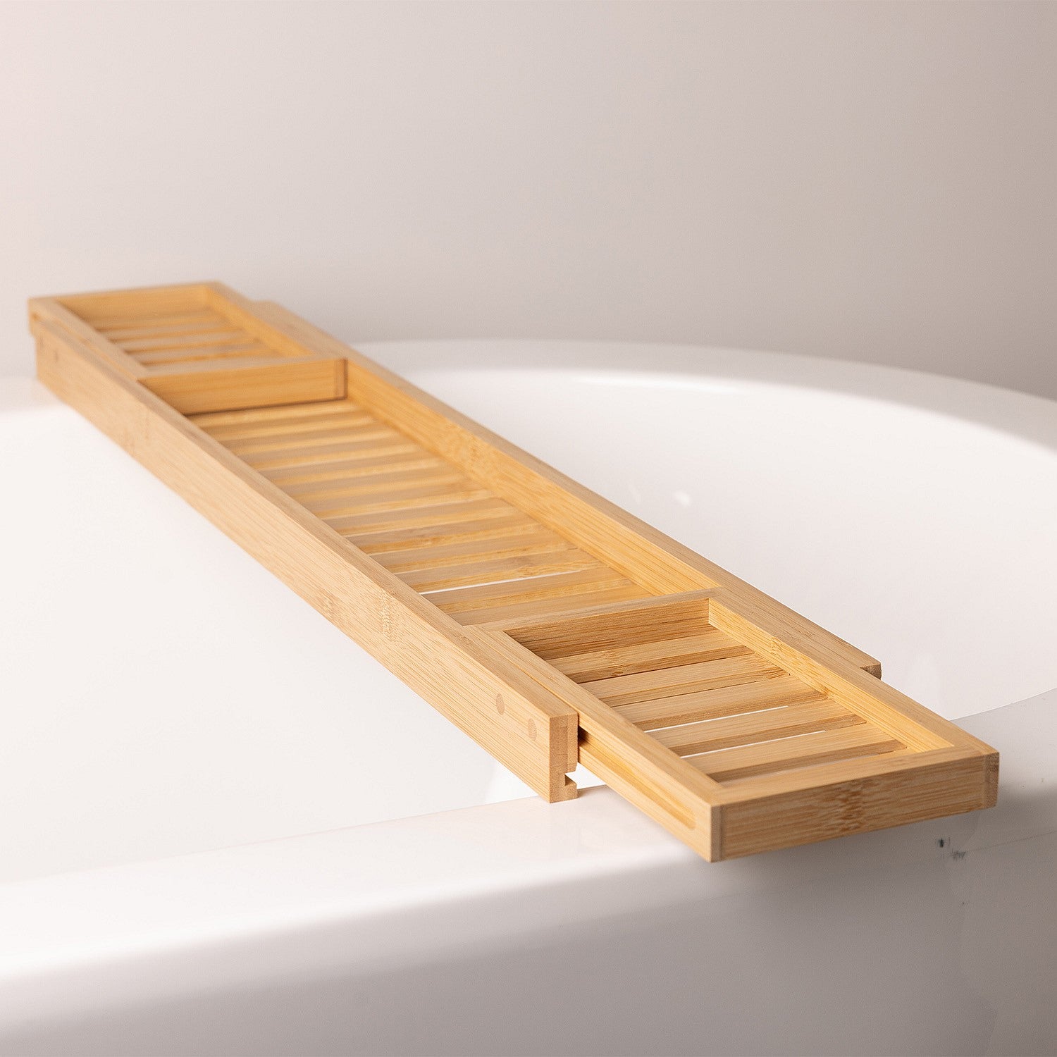 Solace Silas Extendable Bamboo Bath Caddy