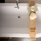 Solace Silas Extendable Bamboo Bath Caddy
