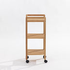 Design Plus Cecelia Wood 3 Tier Trolley