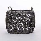 Cove Circles Weave Resin Basket