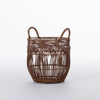Gather Home Co. Fan Weave Resin Basket