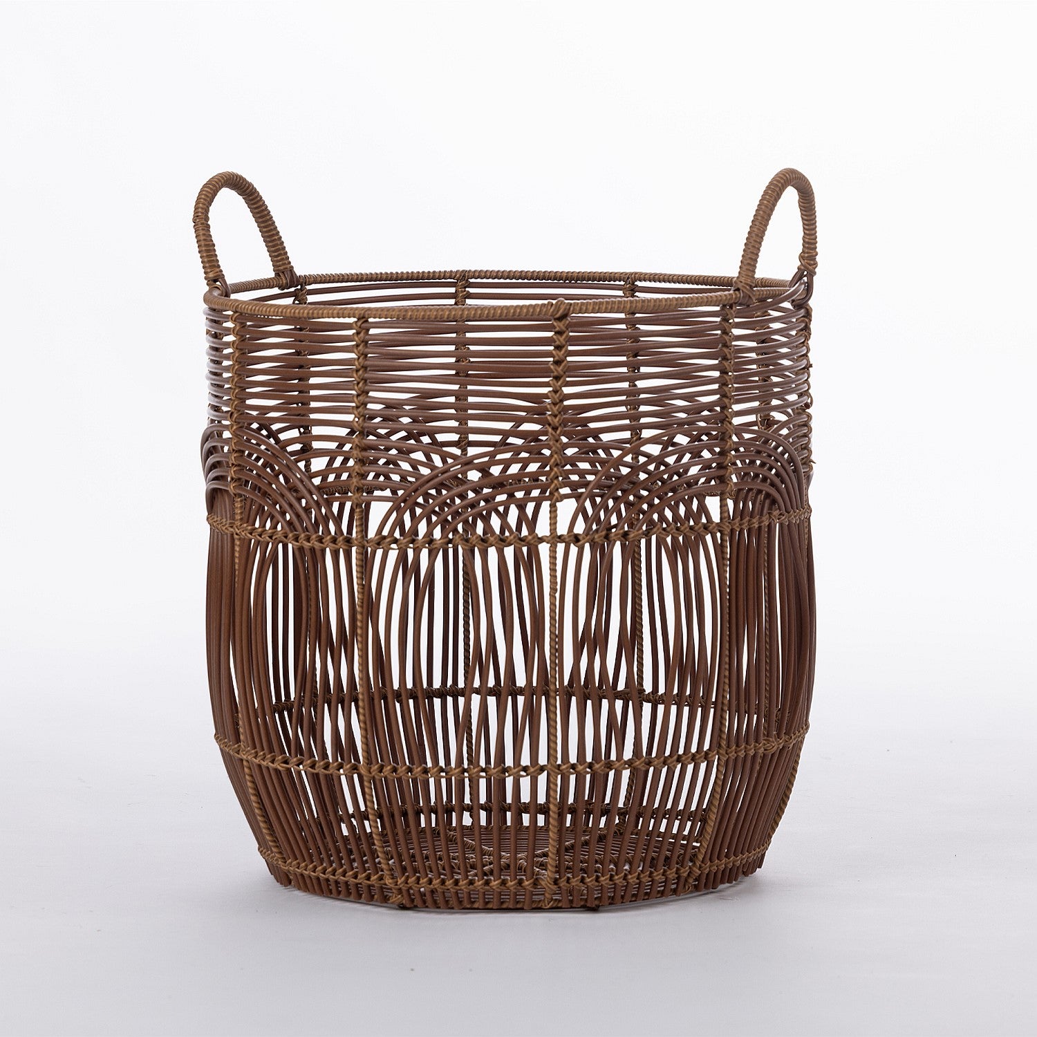 Gather Home Co. Fan Weave Resin Basket