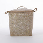 Gather Home Co. Palm Leaf Lidded Basket