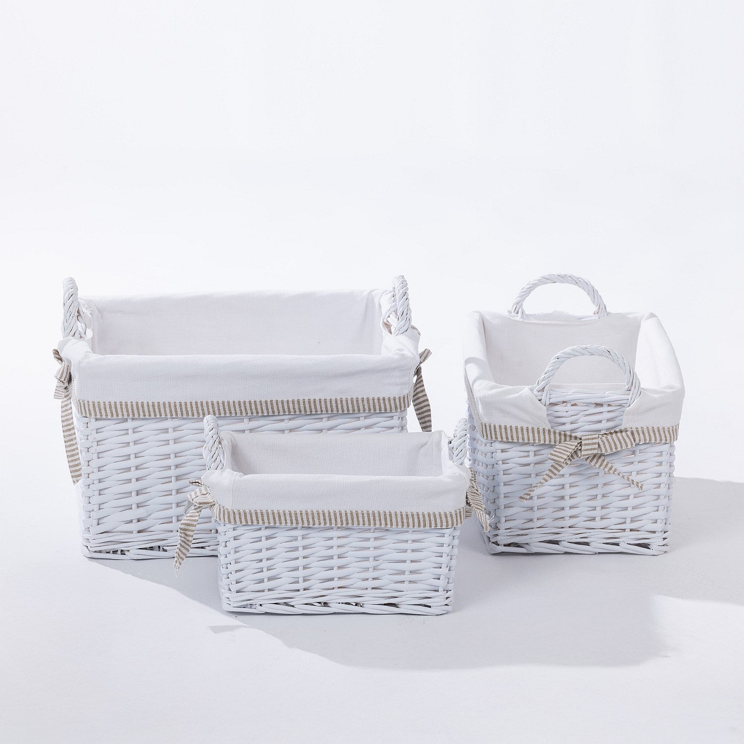 Cove Hana White Willow Basket