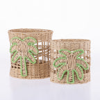 Design Republique Palm Tree Paper Basket Set